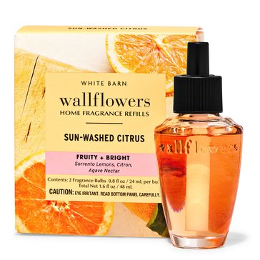 Bath & Body Works Sunwashed Citrus WallFlower Refill, 2-Pack