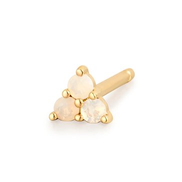 Aurelie Gi Dahlia Tri-Opal Single Stud Earring