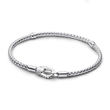 Pandora Studded Clasp and Chain Bracelet