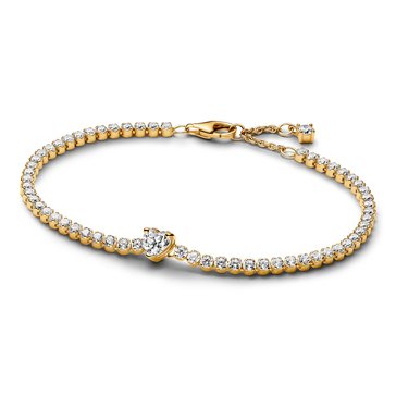 Pandora Sparkling Heart Tennis Bracelet