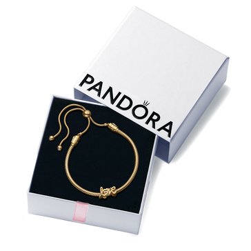 Pandora Golden Love Bracelet Gift Set