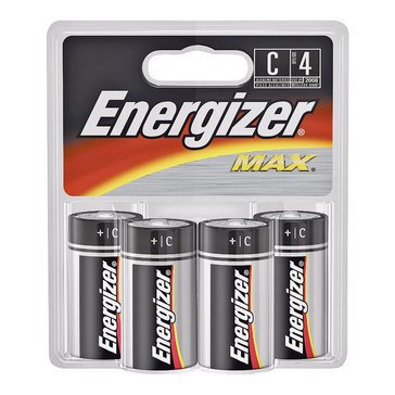 Energizer Max C Alkaline Batteries, 4-Pack