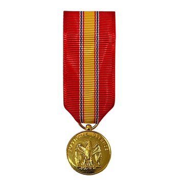 Medal Miniature Anodized National Defense Service