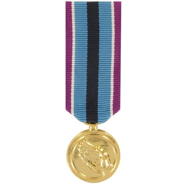 Medal Miniature Anodized Humanitarian Service