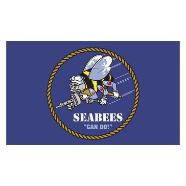 Mitchell Proffitt USN Seabee 3'X5' Flag