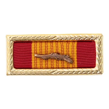 Ribbon Unit with Palm Attachment and Large Frame Army Republic of Vietnam Gallantry Cross Citation