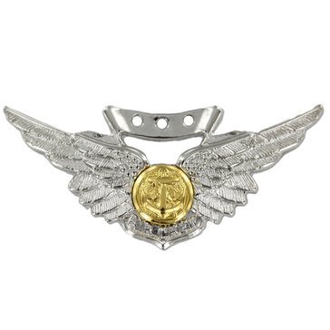 Warfare Badge Full Size CMBT AIRCREW  Mirror Finish Silver