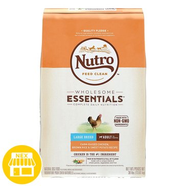 Nutro Natural Choice Adult Large Breed, Chicken and Brown Rice Dry Dog Food, 30lb