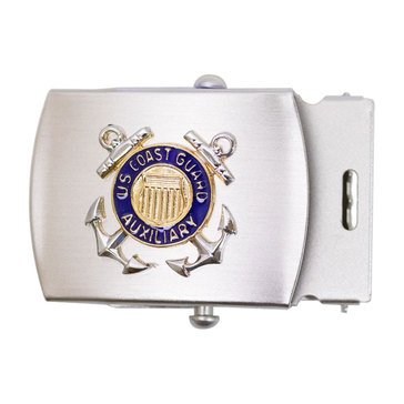 USCG Auxiliary Buckle Men's with Emblem Oxide