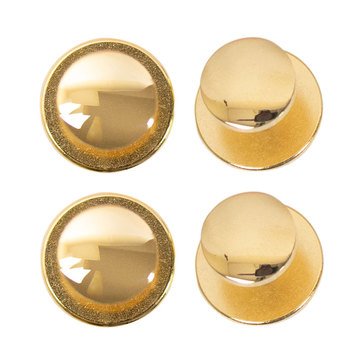 GLD PLATED SHIRT STUDS (4)