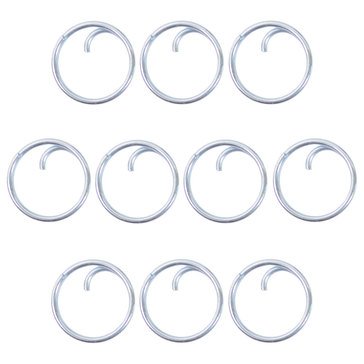 Button Ring Toggels Metal 10 pack