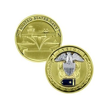 Challenge Coin USN Ensign Coin