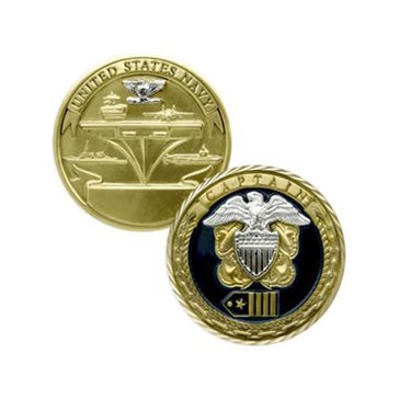 Challenge Coin USN Captain Coin