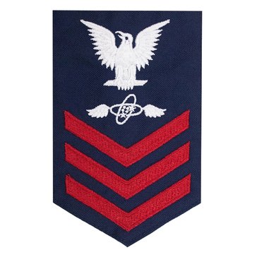USCG E6 (AT) Men's Rating Badge Blue Serge