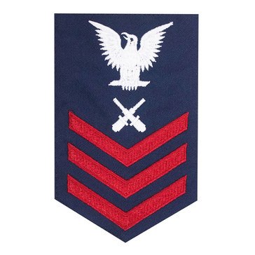 USCG E6 (GM) Men's Rating Badge Serge