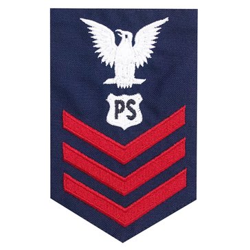 USCG E6 (PS) Men's Rating Badge Serge