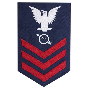 USCG E6 (RD) Men's Rating Badge Serge