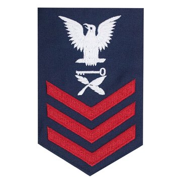 USCG E6 (SS) Men's Rating Badge Serge