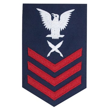 USCG E6 (TY) Men's Rating Badge Serge