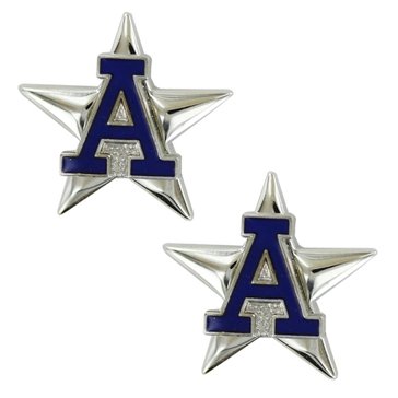 USCG Auxiliary Collar Device With 1 Silver Star & Blue A (DCO)