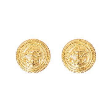 Midshipman Gold Screw Cap Button