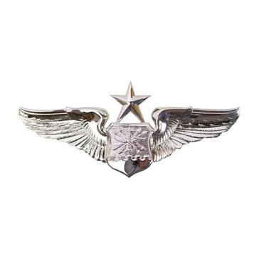 USAF Breast Badge Regular Mirror Finish Senior Navigator/Observer