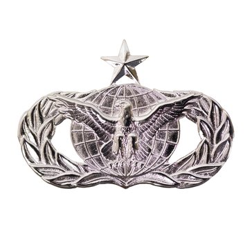 USAF Breast Badge Regular Mirror Finish Senior Force Protection