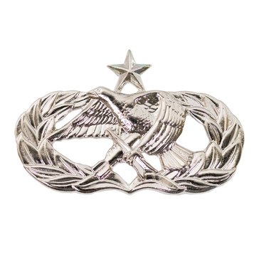 USAF Breast Badge Regular Mirror Finish Senior Maintenance