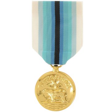 Medal Large Anodized USCG Arctic