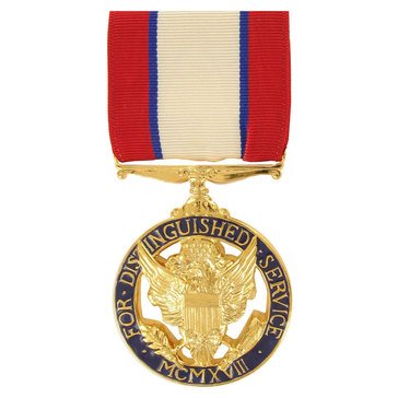 Medal Large Anodized USA Distinguished Service
