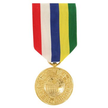 Medal Large Anodized Intr American Defense