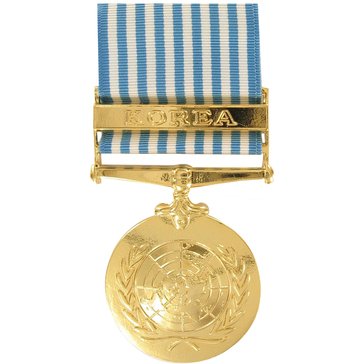 Medal Large Anodized United Nations Korea Service