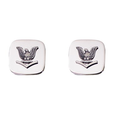 Cuff Links E4 Emblem Silver