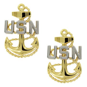 Coat Device Anchor Silver/Gold E7