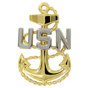 Cap Device Miniature Garrison Anchor Silver/Gold E7