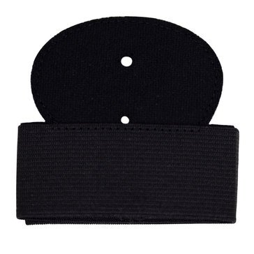 Men's Cap Band and Mount Black Elastic for Officer