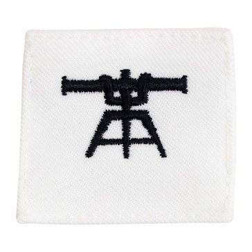 Striker (FT) Rating Badge on White CNT for Fire Control Technician
