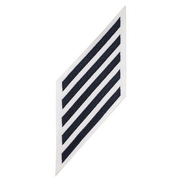 Men's ENLISTED Service Stripe Set-5 on Blue on White CNT