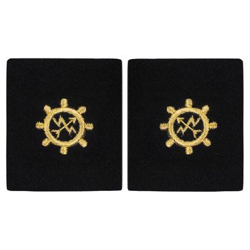 Sleeve Device in Gold on Blue for CWO Operations Technician