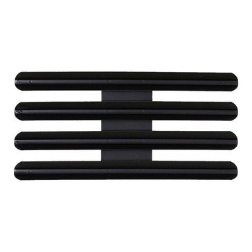 12 Ribbon Mounting Bar Holder BLACK METAL 1/8