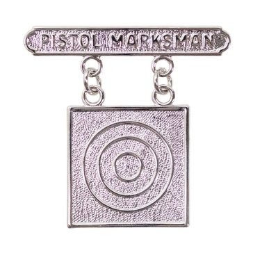 USMC Breast Badge Pistol Marksman