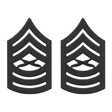 USMC Chevron Subdued Metal MSGT