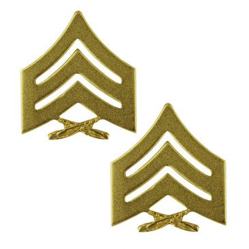 USMC Chevron Gold Satin SGT