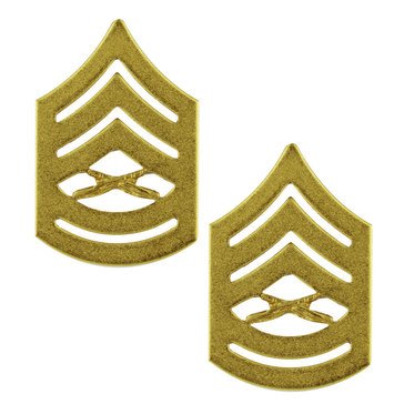 USMC Chevron Gold Satin GYSGT