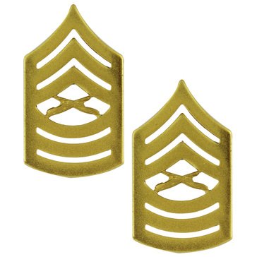 USMC Chevron Gold Satin MSGT