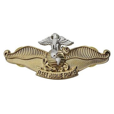 Warfare Badge Miniature FMF CHAPLAIN  Gold