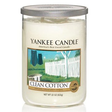 Yankee Candle Clean Cotton Signature 2-Wick Tumbler