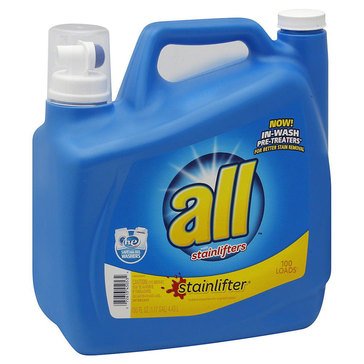 All 2X Ultra StainLifter Liquid Detergent, 150oz