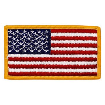 Army American Flag Patch 2X3 Conus With Hook Closure