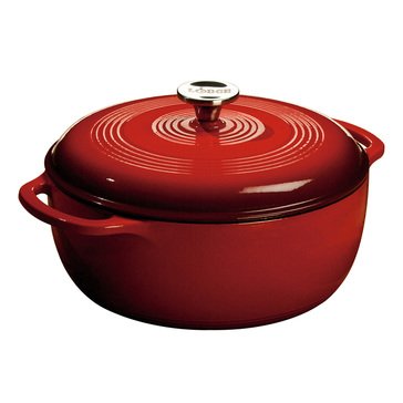 Lodge 6-Quart Enameled Cast Iron Dutch Oven